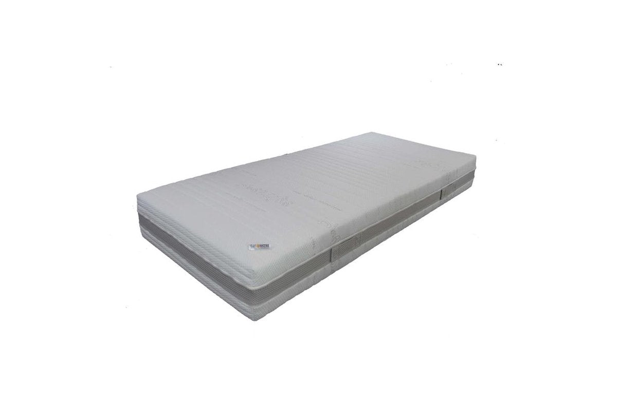 90x220 x25 cm. Matras Micropocket Nasa Traagschuim Medium