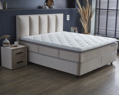 Opberg boxspring Birdybedd Beige