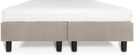 Boxspring Student Basic Beige - 180x210 cm - Comfort Foam Matras