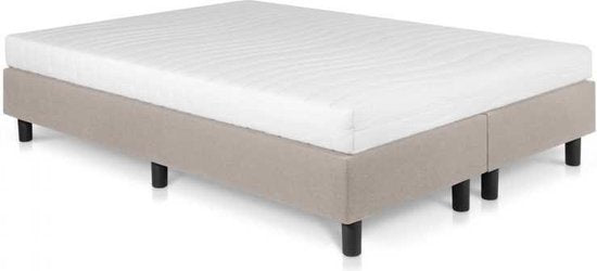 Boxspring Student Basic Beige - 160x220 cm - Comfort Foam Matras