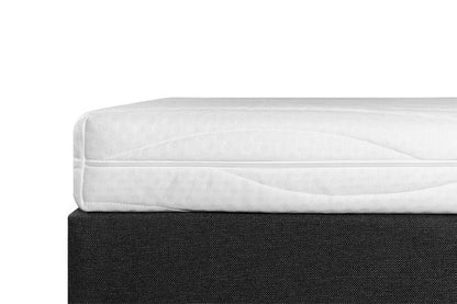 Boxspring Student Basic Zwart - 180x210 cm - Comfort Foam Matras