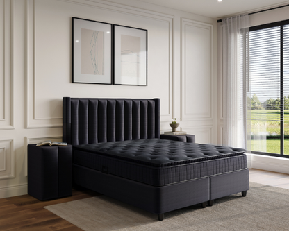 Opberg Boxspring Blackpearl - Antraciet