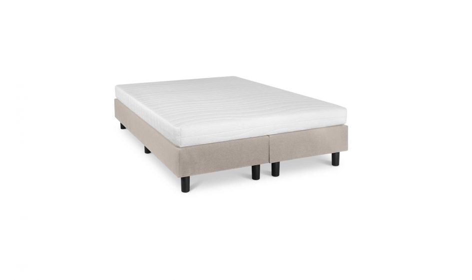 Boxspring Student Basic Beige - Comfort Foam Matras