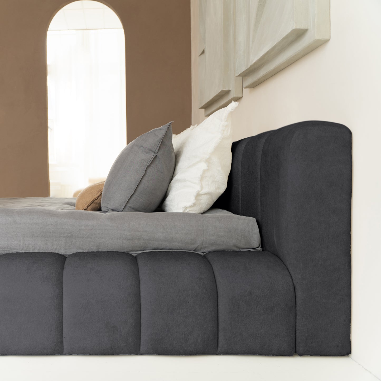 Adore Designbed Antraciet - Hybrid Pocket Matras