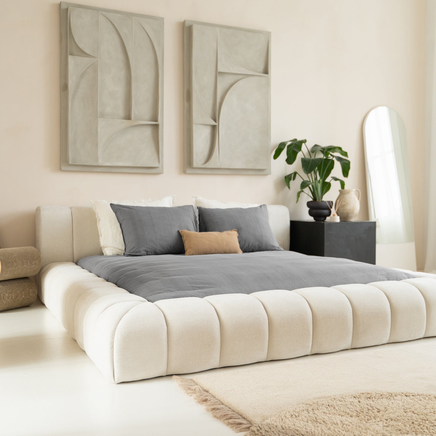 Adore Designbed Beige - Hybrid Pocket Matras