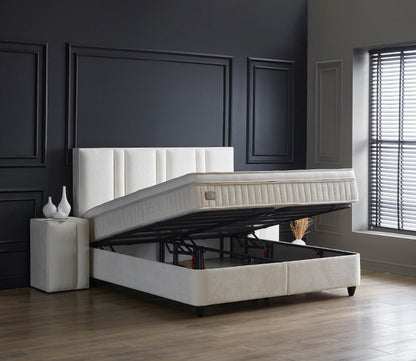 Opberg Boxspring Aura Wit